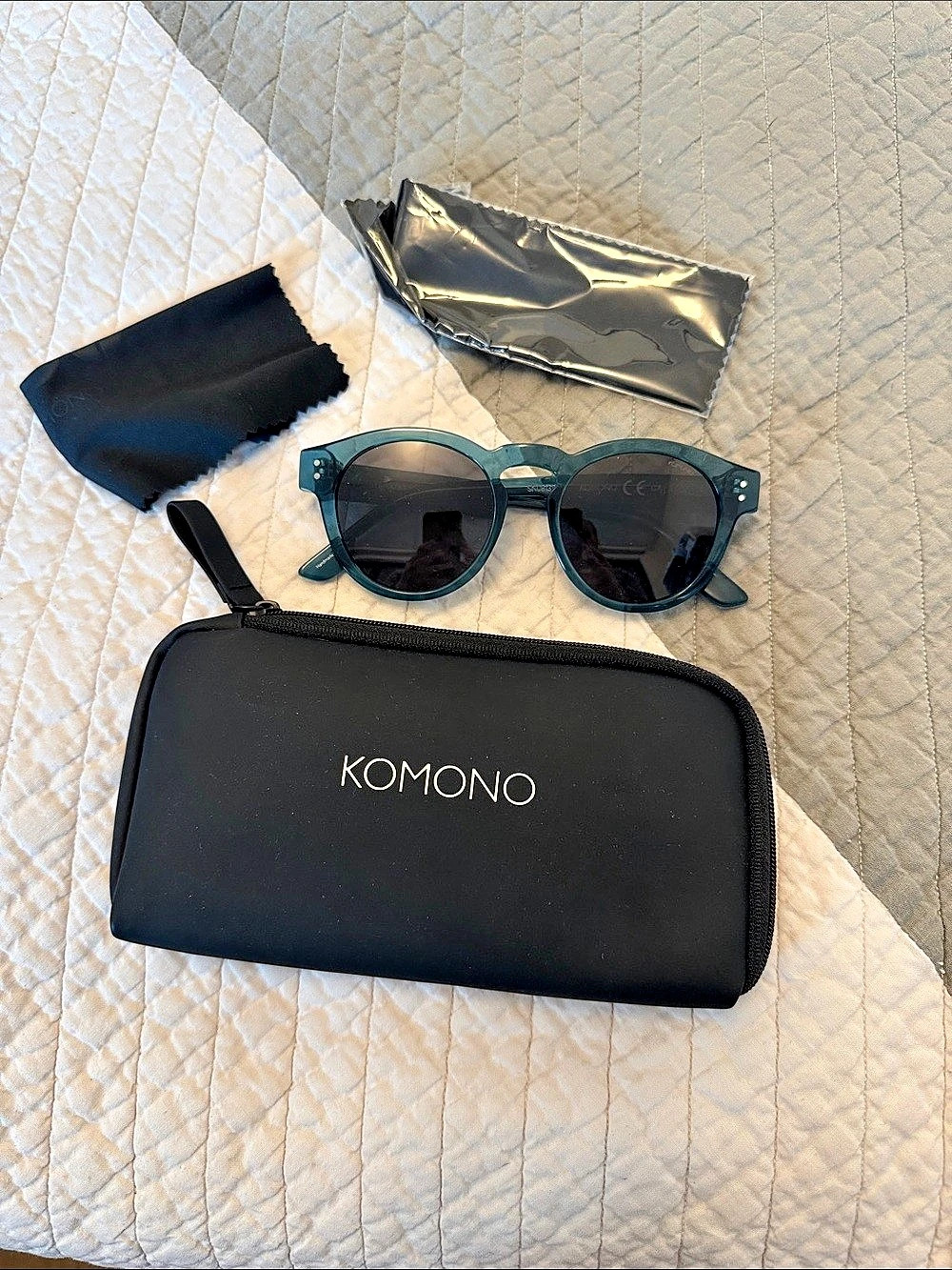 Komono The Clement Sunglasses in Green & Black